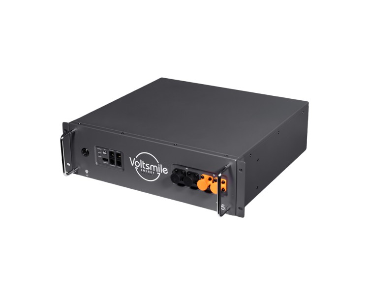 Акумуляторна батарея літій-залізо-фосфатна LiFePO4 48В 2400Вт*год Voltsmile V5 монтаж в стійку 19"