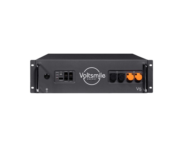 Акумуляторна батарея літій-залізо-фосфатна LiFePO4 48В 2400Вт*год Voltsmile V5 монтаж в стійку 19"