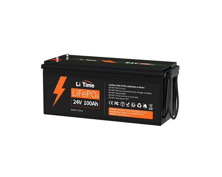 Акумуляторна батарея літій-залізо-фосфатна 25.6В 100А*год LiTime LiFePO4 LT24V100