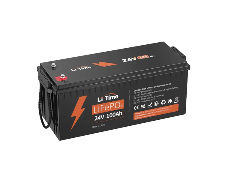 Акумуляторна батарея літій-залізо-фосфатна 25.6В 100А*год LiTime LiFePO4 LT24V100