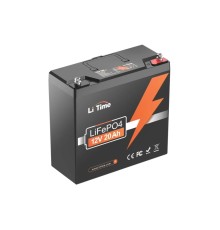 Акумуляторна батарея літій-залізо-фосфатна 12.8В 20А*год LiFePO4 LiTime L12V20-20-BASIC-4-A20