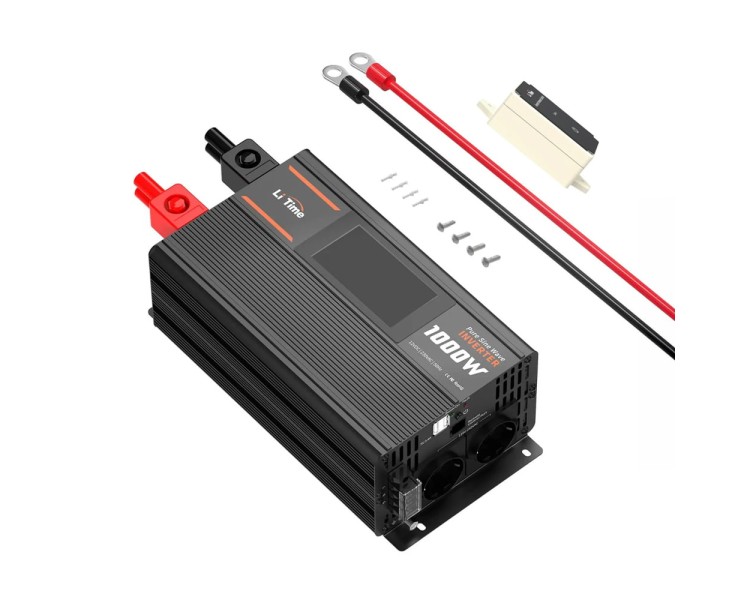 Автономний однофазний інвертор 1kW/12V LiTime L12V1KW-EN-D