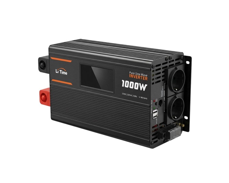 Автономний однофазний інвертор 1kW/12V LiTime L12V1KW-EN-D