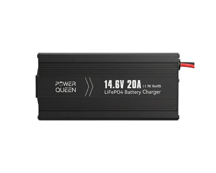 Зарядний пристрій для акумуляторних батарей LiFePO4 14.6V/20A Power Queen P12V20A-BCHA-X
