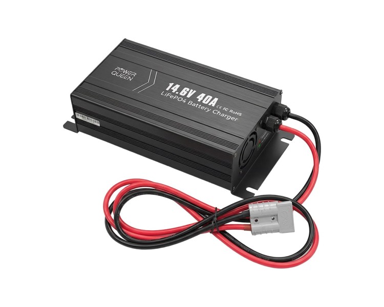 Зарядний пристрій для акумуляторних батарей LiFePO4 14.6V/40A Power Queen P12V40A-BCHA-Y