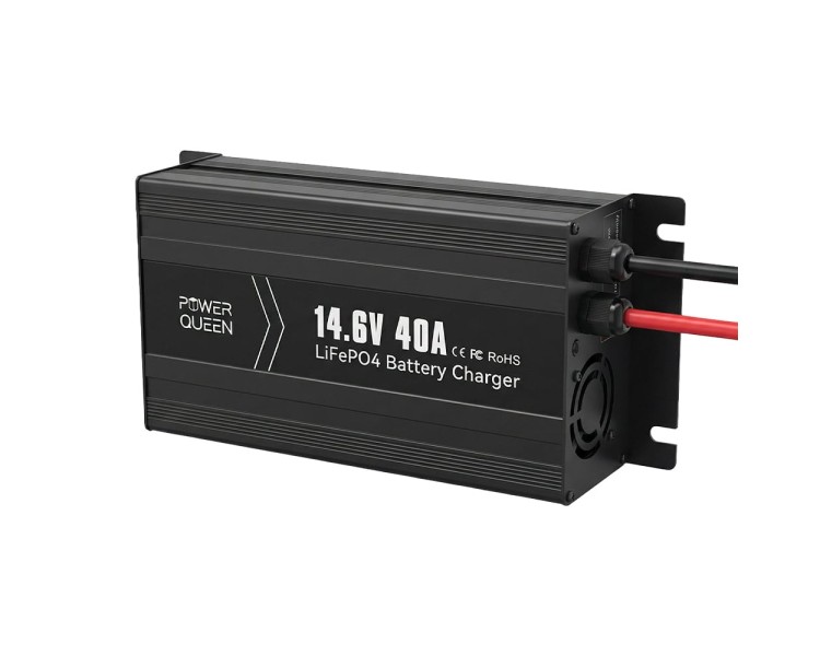 Зарядний пристрій для акумуляторних батарей LiFePO4 14.6V/40A Power Queen P12V40A-BCHA-Y