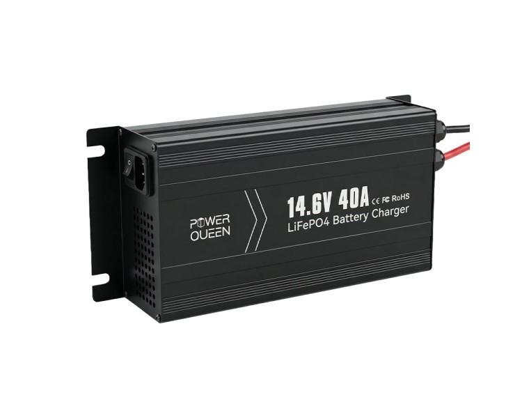 Зарядний пристрій для акумуляторних батарей LiFePO4 14.6V/40A Power Queen P12V40A-BCHA-Y