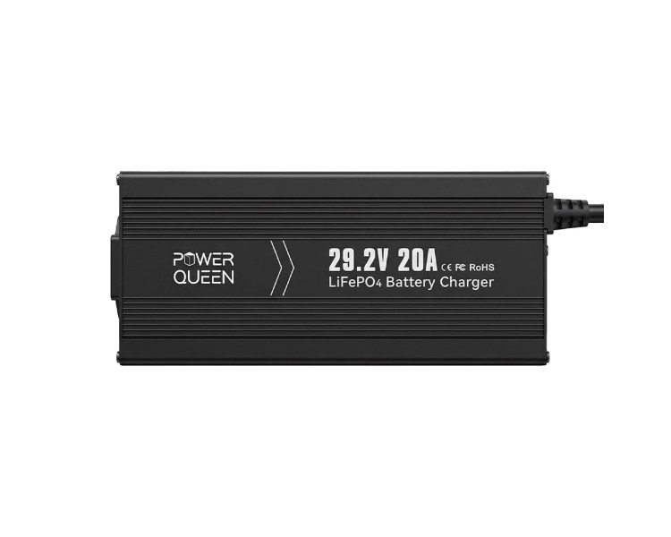 Зарядний пристрій для акумуляторних батарей LiFePO4 29.2V/20A Power Queen P24V20A-BCHA-MINI-X