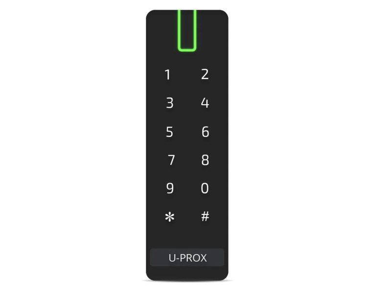 Зчитувач з клавіатурою ITV U-Prox SE keypad EM-Marine / Mifare / NFC / PayPass / PayWave / BLE