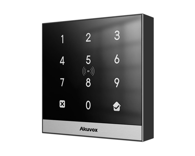 Термінал контролю доступу Akuvox A02 з клавіатурою та зчитувачем EM-Marine / Mifare / NFC