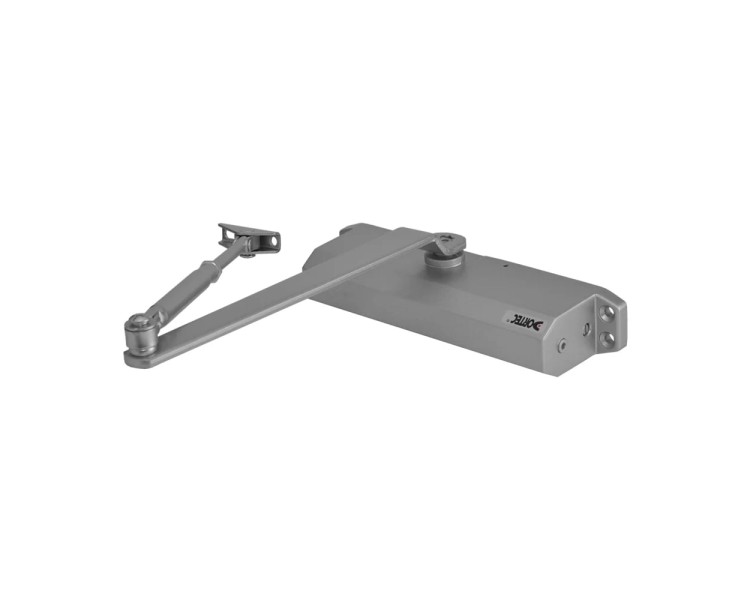 Дверний доводчик Dortec DT-514H Silver з фіксацією дверей у відчиненому положенні