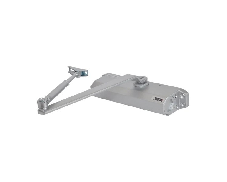 Дверний доводчик Dortec DT-516H Silver з фіксацією дверей у відчиненому положенні