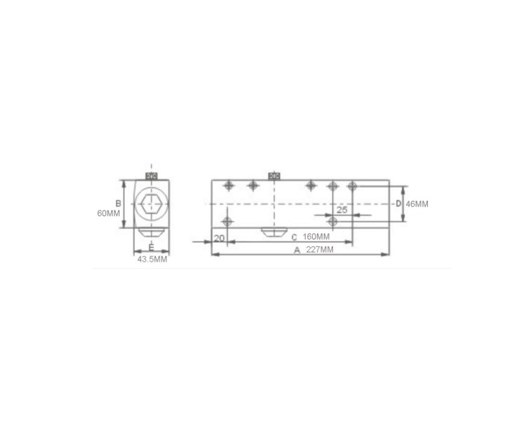Дверний доводчик Dortec DT-73 Silver