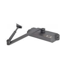 Дверний доводчик Dortec DT-64H Graphite з фіксацією дверей у відчиненому положенні