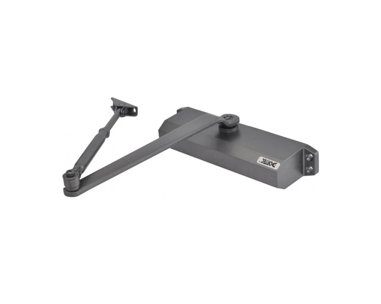 Дверний доводчик Dortec DT-65H Graphite з фіксацією дверей у відчиненому положенні