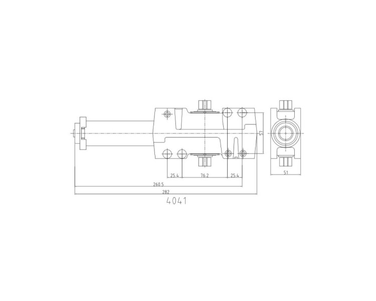 Дверний доводчик Dortec DT-4041