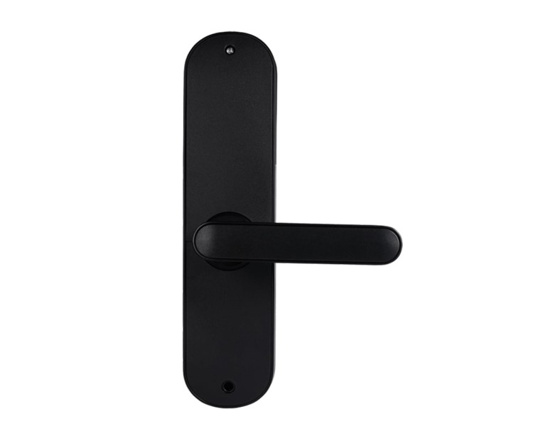 Замок біометричний автономний Trinix TRL-5103BTF Black Left з Bluetooth, зчитувачем відбитків пальців і карт Mifare