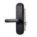 Замок біометричний автономний Trinix TRL-5103BTF Black Right з Bluetooth, зчитувачем відбитків пальців і карт Mifare