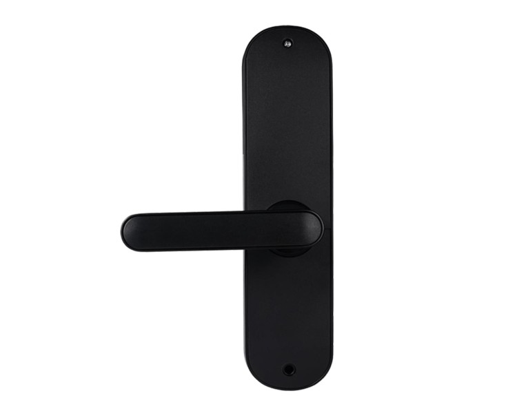 Замок біометричний автономний Trinix TRL-5103BTF Black Right з Bluetooth, зчитувачем відбитків пальців і карт Mifare