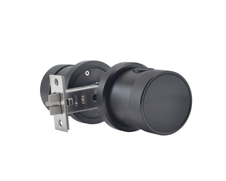 Замок біометричний автономний Trinix TRL-5106BTF Black з Bluetooth, зчитувачем відбитків пальців і карт Mifare