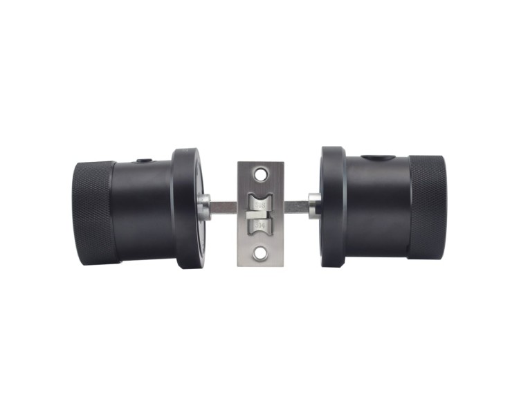 Замок біометричний автономний Trinix TRL-5106BTF Black з Bluetooth, зчитувачем відбитків пальців і карт Mifare