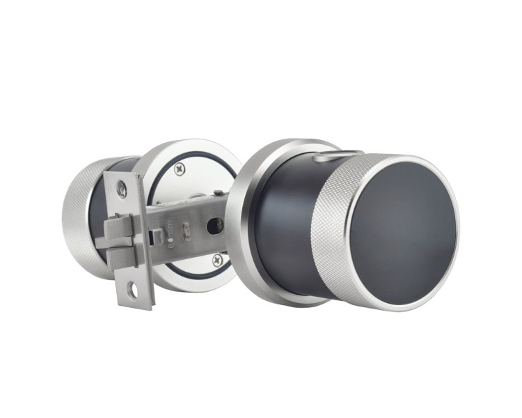 Замок біометричний автономний Trinix TRL-5106BTF Silver з Bluetooth, зчитувачем відбитків пальців і карт Mifare