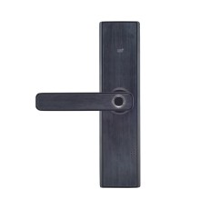 Замок біометричний автономний Trinix TRL-5108BTF Black Left з Bluetooth, зчитувачем відбитків пальців і карт Mifare