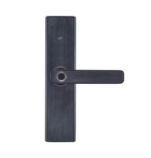 Замок біометричний автономний Trinix TRL-5108BTF Black Right з Bluetooth, зчитувачем відбитків пальців і карт Mifare