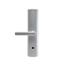 Замок біометричний автономний Trinix TRL-5111BTF Silver Left з Bluetooth, зчитувачем відбитків пальців і карт Mifare