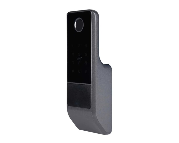 Замок біометричний автономний Trinix TRL-5201BTFW Black Left з Bluetooth, зчитувачем відбитків пальців і карт Mifare