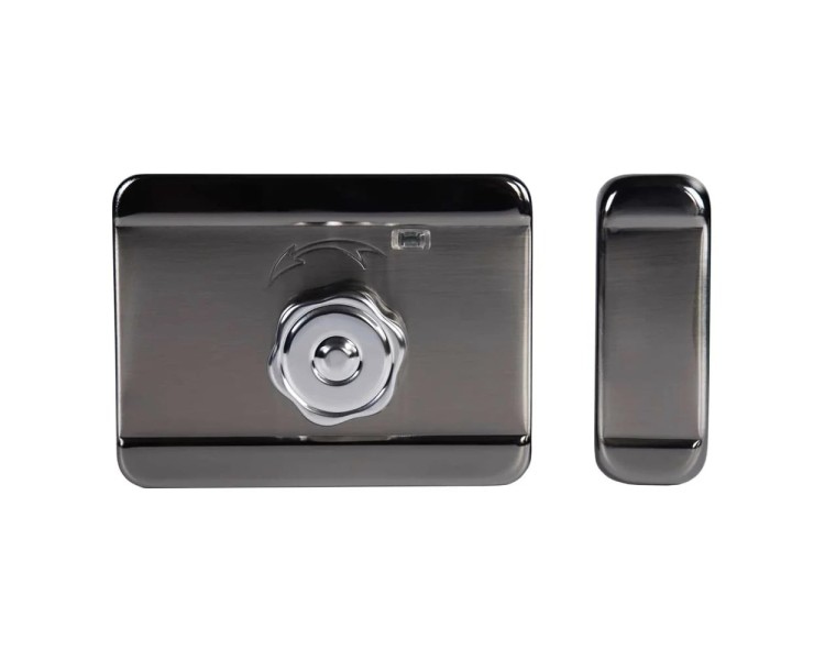 Замок біометричний автономний Trinix TRL-5201BTFW Black Left з Bluetooth, зчитувачем відбитків пальців і карт Mifare