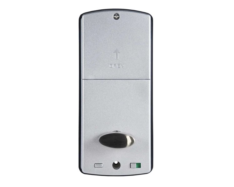 Замок біометричний автономний Trinix TRL-5203BTF Silver Left з Bluetooth, зчитувачем відбитків пальців і карт Mifare