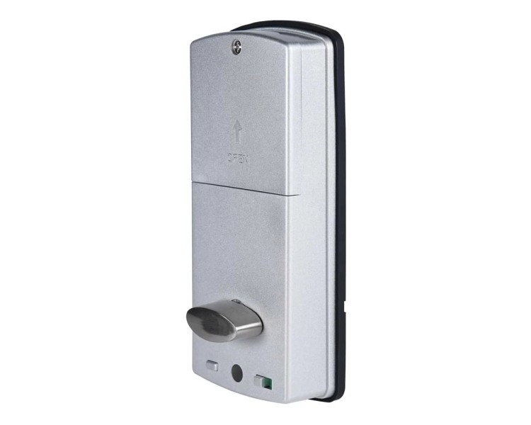 Замок біометричний автономний Trinix TRL-5203BTF Silver Left з Bluetooth, зчитувачем відбитків пальців і карт Mifare