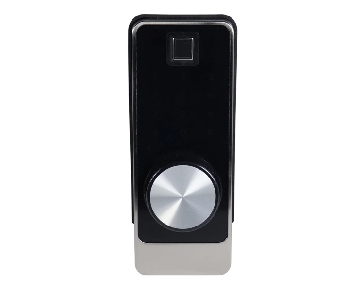 Замок біометричний автономний Trinix TRL-5203BTF Silver Right з Bluetooth, зчитувачем відбитків пальців і карт Mifare