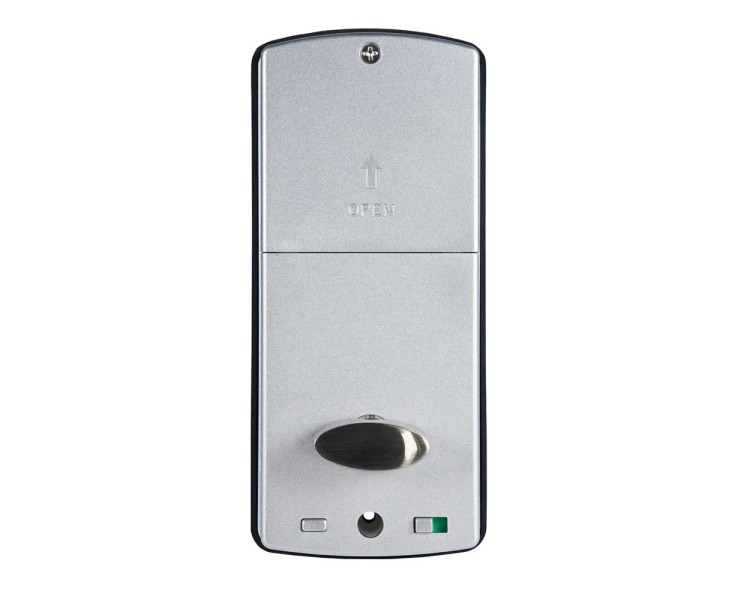 Замок біометричний автономний Trinix TRL-5203BTF Silver Right з Bluetooth, зчитувачем відбитків пальців і карт Mifare