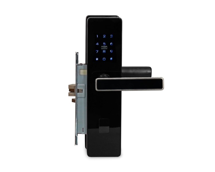 Замок електромеханічний автономний Trinix TRL-5301BT Silver з Bluetooth і зчитувачем Mifare