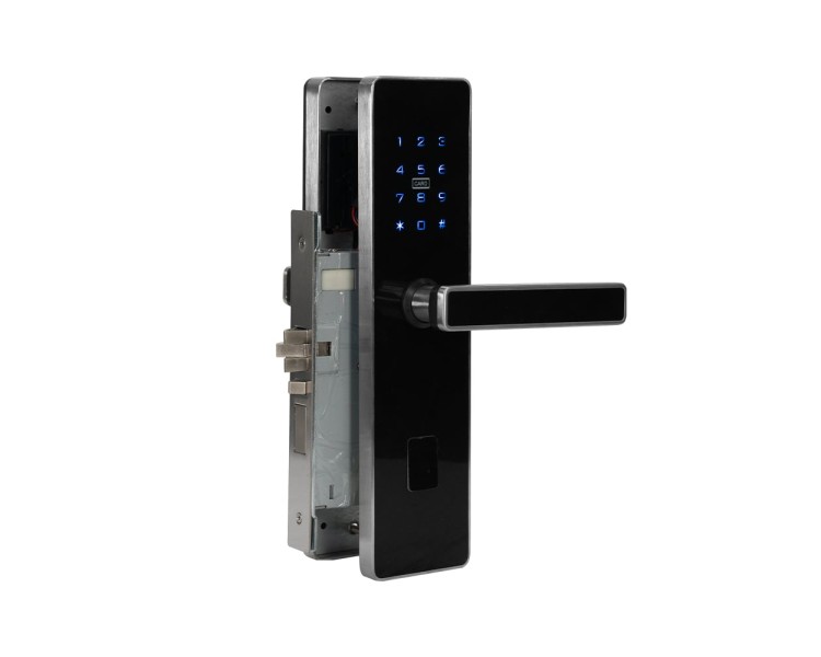 Замок електромеханічний автономний Trinix TRL-5301BT Silver з Bluetooth і зчитувачем Mifare