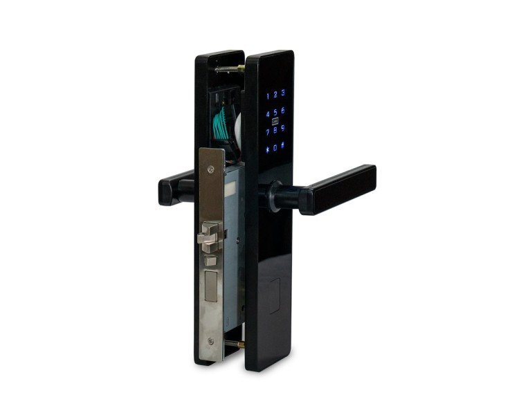 Замок електромеханічний автономний Trinix TRL-5301BT Black з Bluetooth і зчитувачем Mifare