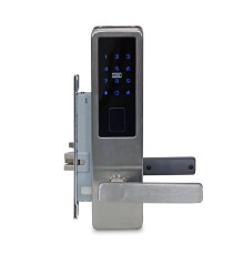 Замок електромеханічний автономний Trinix TRL-5302BT Silver з Bluetooth і зчитувачем Mifare