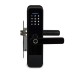 Замок біометричний автономний Trinix TRL-5305BTF Black з Bluetooth, зчитувачем відбитків пальців і карт Mifare