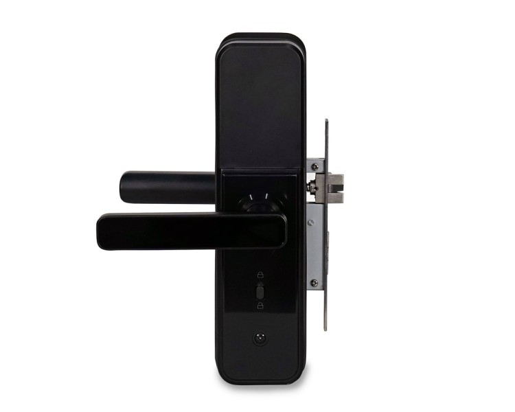 Замок біометричний автономний Trinix TRL-5305BTF Black з Bluetooth, зчитувачем відбитків пальців і карт Mifare