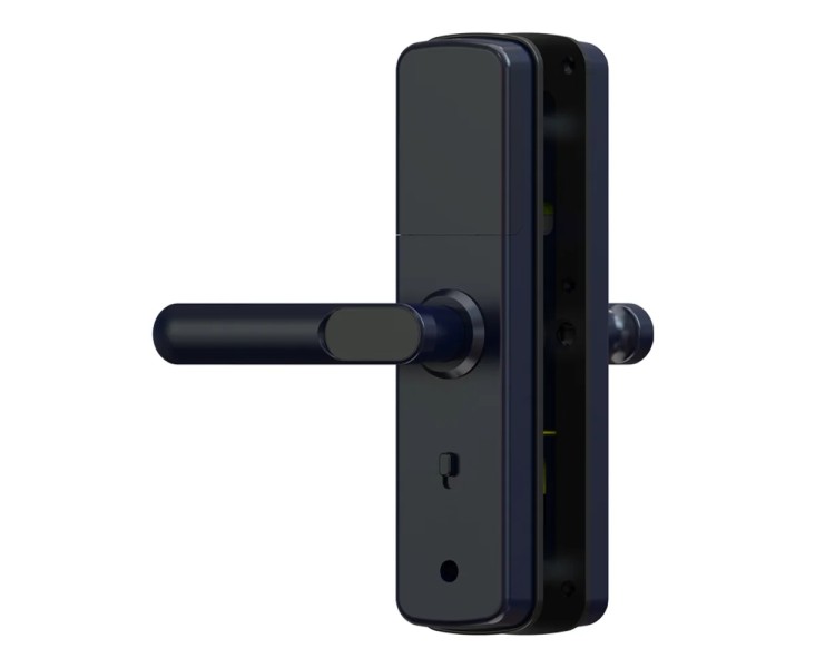 Замок біометричний автономний Trinix TRL-5204BTF Black з Bluetooth, зчитувачем відбитків пальців і карт Mifare