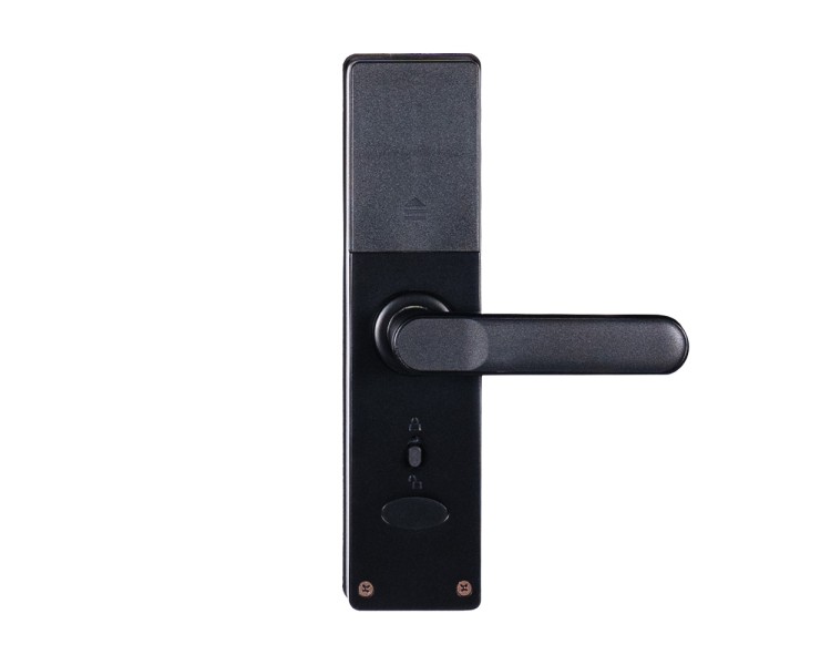 Замок біометричний автономний Trinix TRL-5402BTF Black з Bluetooth, зчитувачем відбитків пальців і карт Mifare