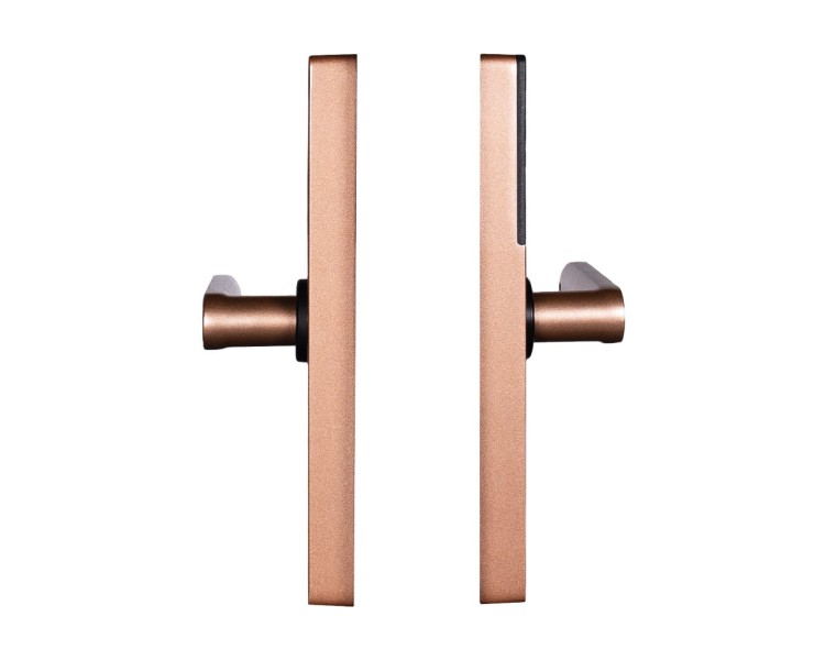 Замок біометричний автономний Trinix TRL-5402BTF Bronze з Bluetooth, зчитувачем відбитків пальців і карт Mifare