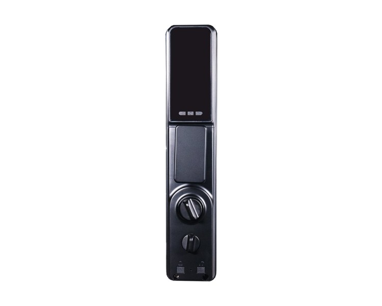 Замок біометричний автономний Trinix TRL-8801BTV Black з Bluetooth, розпізнаванням облич, зчитувачем відбитків пальців і карт Mifare