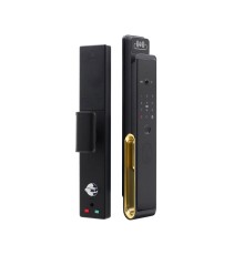 Замок біометричний автономний Trinix TRL-8802BTV Black з WiFi, розпізнаванням облич, зчитувачем відбитків пальців і карт Mifare