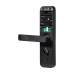 Замок біометричний автономний Trinix TRL-7703WF Black L/R з Bluetooth, зчитувачем відбитків пальців і карт Mifare