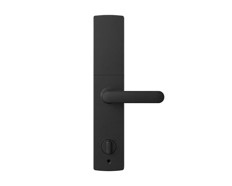 Замок біометричний автономний Trinix TRL-5404BTF Black L/R з Bluetooth, зчитувачем відбитків пальців і карт Mifare