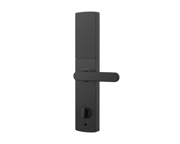 Замок біометричний автономний Trinix TRL-5404BTF Black L/R з Bluetooth, зчитувачем відбитків пальців і карт Mifare