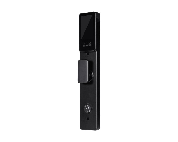 Замок біометричний автономний Trinix TRL-8803BTV Black L/R з Bluetooth та Wi-Fi, розпізнаванням облич, долоней, зчитувачем відбитків пальців і карт Mifare
